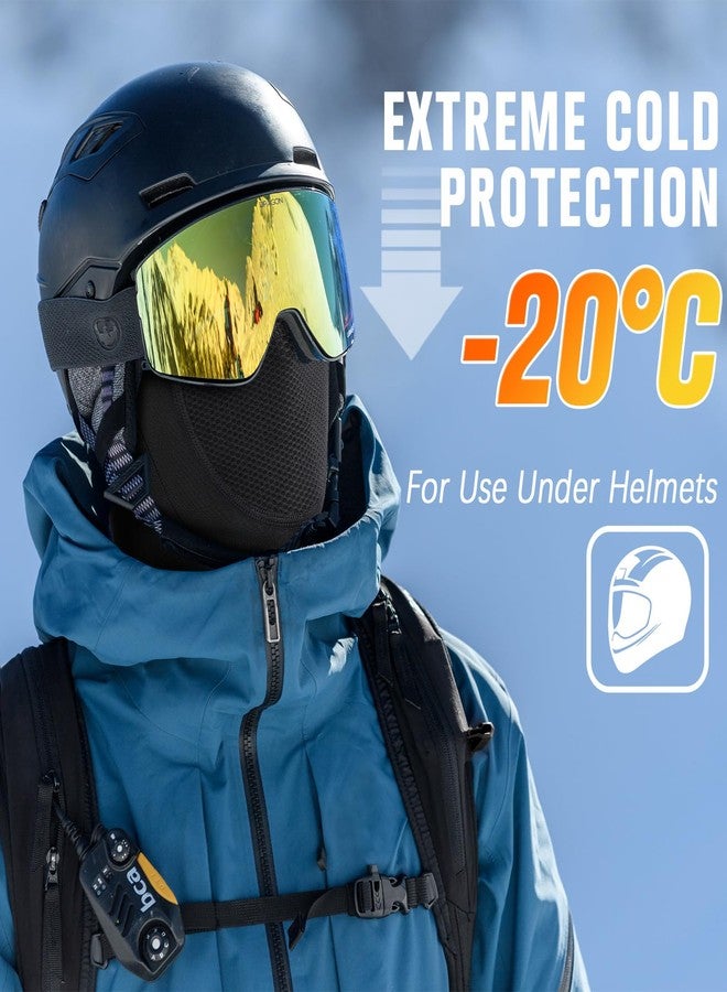 HASAGEI Ski Mask,Balaclava Face Mask for Men&Women,Winter Windproof and Warm,UV Protection Mask,Motorcycle Snowboard&Riding Black - Image 2